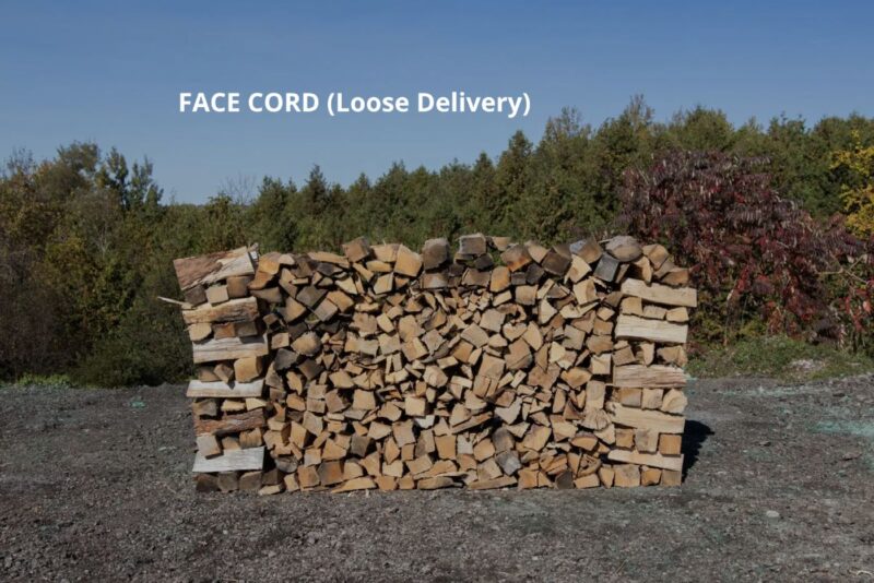Face Cord of Mixed Hardwood Firewood (Loose Delivery)